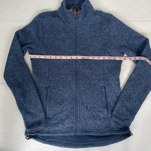 Orvis Women’s Outdoor Performance Blue Marled Sweater Fleece Comfort Classic XS - Picture 12 of 16